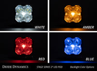 SS3 Pro ABL White SAE Driving Flush Pair Diode Dynamics