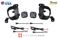 SS3 Sport Type Ram Vert Kit ABL White SAE Fog Diode Dynamics