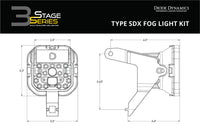 SS3 Sport Type SDX Kit ABL White SAE Fogg Diode Dynamics