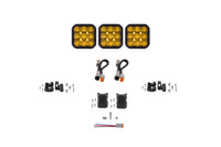SS5 Sport Universal CrossLink 3-Pod Lightbar Yellow Driving Diode Dynamics