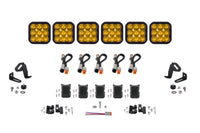 SS5 Sport Universal CrossLink 6-Pod Lightbar Yellow Driving Diode Dynamics