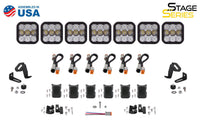 SS5 Sport Universal CrossLink 7-Pod Lightbar Yellow Driving Diode Dynamics