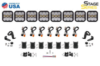 SS5 Sport Universal CrossLink 8-Pod Lightbar Yellow Driving Diode Dynamics