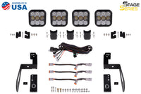 Stage Series Grille Bracket Kit for 2007-2018 Jeep JK Wrangler Diode Dynamics