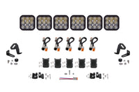 SS5 Pro Universal CrossLink 6-Pod Lightbar White Driving Diode Dynamics