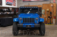 Jeep JK SS5 Pro CrossLink Windshield Yellow Combo Lightbar Kit Diode Dynamics