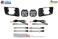 SS3 Type CH LED Fog Light Kit Max ABL White SAE Fog Diode Dynamics