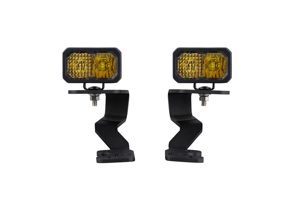 Stage Series Ditch Light Kit for 2022 Toyota Tundra C2 Sport Diode Dymanics Yellow Combo Diode Dymanics
