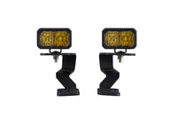 Stage Series Ditch Light Kit for 2022 Toyota Tundra C2 Sport Diode Dymanics Yellow Combo Diode Dymanics