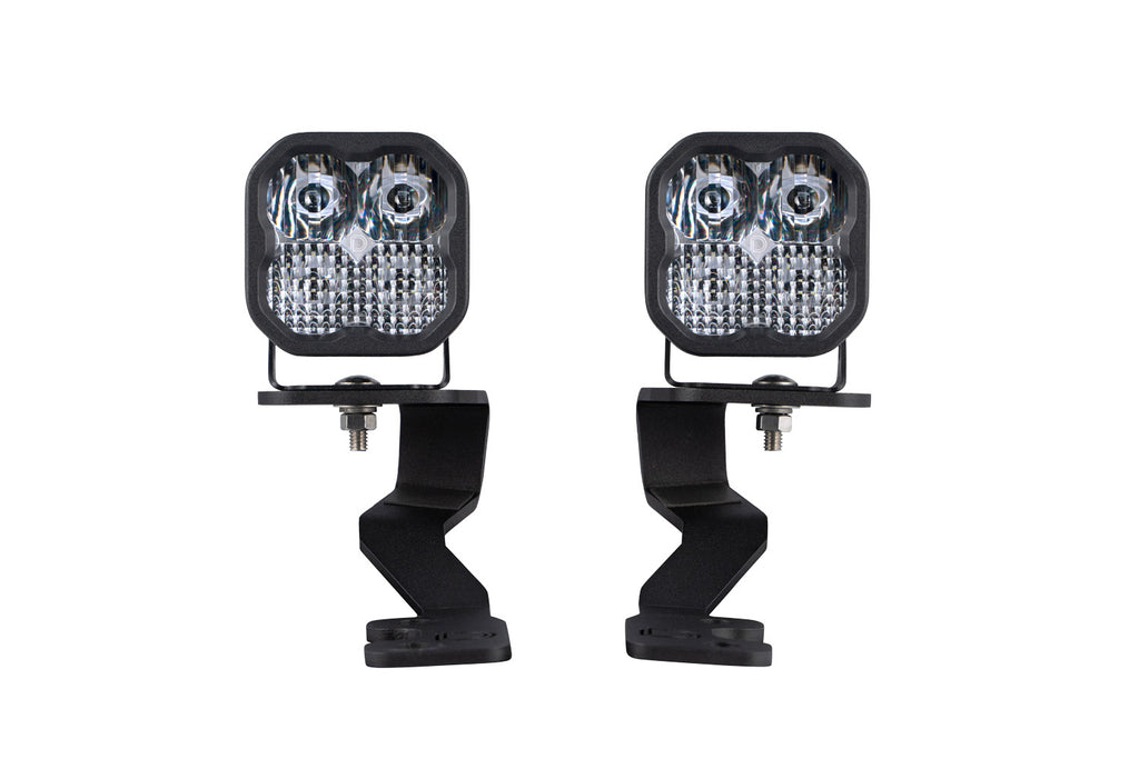 Stage Series Ditch Light Kit for 2022 Toyota Tundra SS3 Pro Diode Dymanics White Combo Diode Dymanics