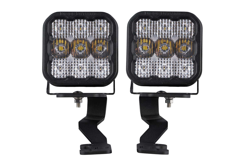 Stage Series Ditch Light Kit for 2022 Toyota Tundra SS5 Pro Diode Dymanics White Combo Diode Dymanics