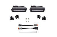 SS6 LED Fog Light Kit for 2022 Toyota Tundra White Wide Diode Dymanics