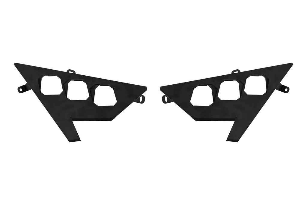 20-Present Polaris RZR C1 Headlight Mounting Bracket Kit (Pair) Diode Dynamics