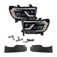 2007-2013 Toyota Tundra and 2008-2017 Sequoia LED Reflector Headlights Pair Form Lighting