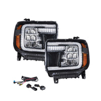 14-18 GMC Sierra 1500 and 15-19 GMC Sierra 2500/3500 LED Reflector Headlights Pair Form Lighting