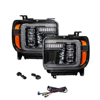 14-18 GMC Sierra 1500 and 15-19 GMC Sierra 2500/3500 LED Projector Headlights Pair Form Lighting