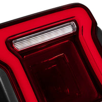2018-2022 Jeep Wrangler LED Tail Lights, Smoke Pair Form Lighting