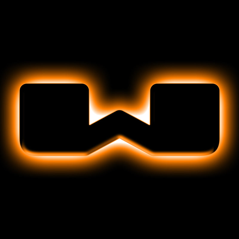 ORACLE Lighting Universal Illuminated LED Letter Badges - Matte Blk Surface Finish - W