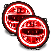 Oracle Jeep Wrangler JL/Gladiator JT RGB+W Headlight DRL Kit - ColorSHIFT w/o Controller