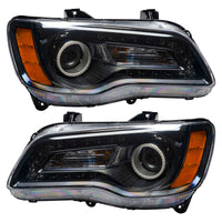 Oracle 11-14 Chrysler 300C SMD HL - Black - NON HID - ColorSHIFT w/ 2.0 Controller