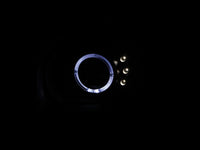 ANZO 2003-2006 Honda Element Projector Headlights w/ Halo Black