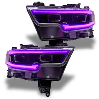 Oracle 19-21 RAM 1500 Projector LED Headlight DRL Kit - RGBW+A w/ 2.0 Controller