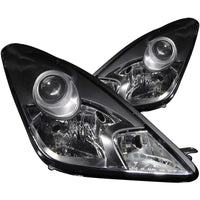 ANZO 2000-2005 Toyota Celica Projector Headlights Black