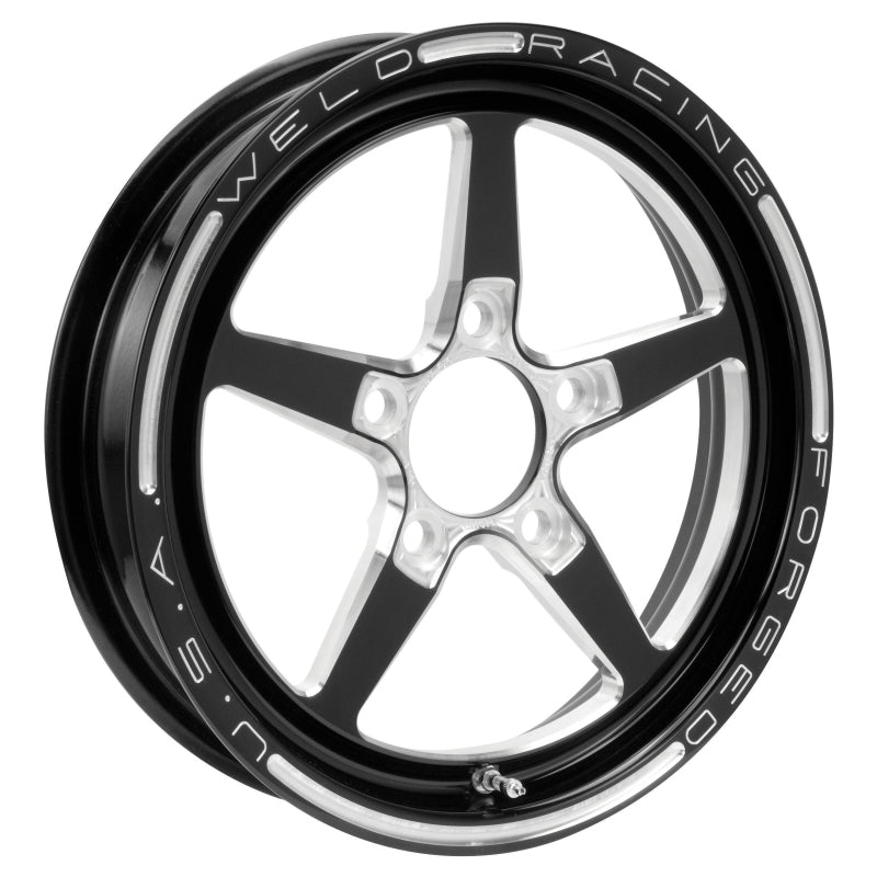 Weld Alumastar 1 Piece 15x35 5x475 Bp 175in Bs Black Wheel N Retroshopllc 1553