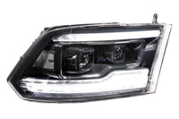 XB LED Heads: Dodge Ram (09-18) (Set / Black)