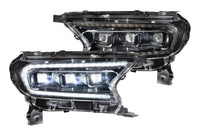 XB LED Headlights: Ford Ranger (19-21) (Pair / ASM)