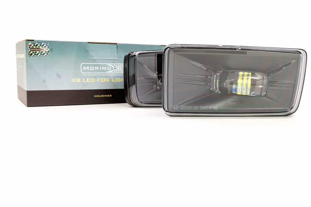 Morimoto XB LED Fogs: Type GM Square (Set / Black)