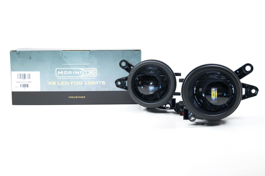 Morimoto XB LED Fogs: Type Audi / Volvo (Set / Black)