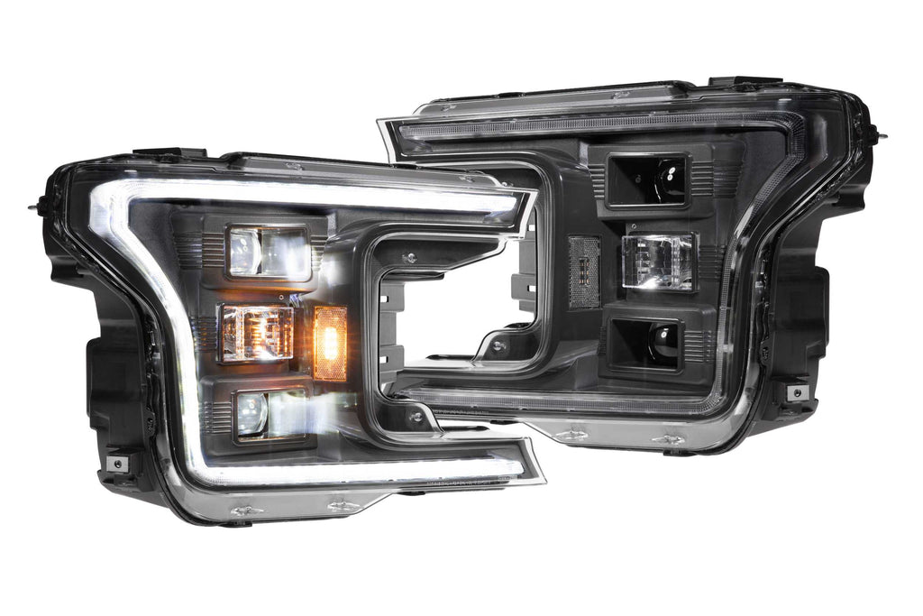XB Hybrid LED Heads: Ford F150 (18-20) (Set / Smoked)
