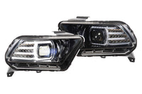 XB LED Heads: Ford Mustang (10-12) (Set / Black)