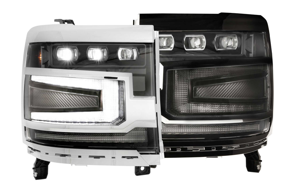 XB LED Headlights: Chevrolet Silverado 1500 (16-18) (Pair / ASM)