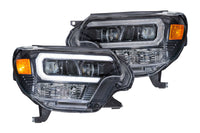 XB Hybrid LED Headlights: Toyota Tacoma (12-15) (Pair / Smoked)