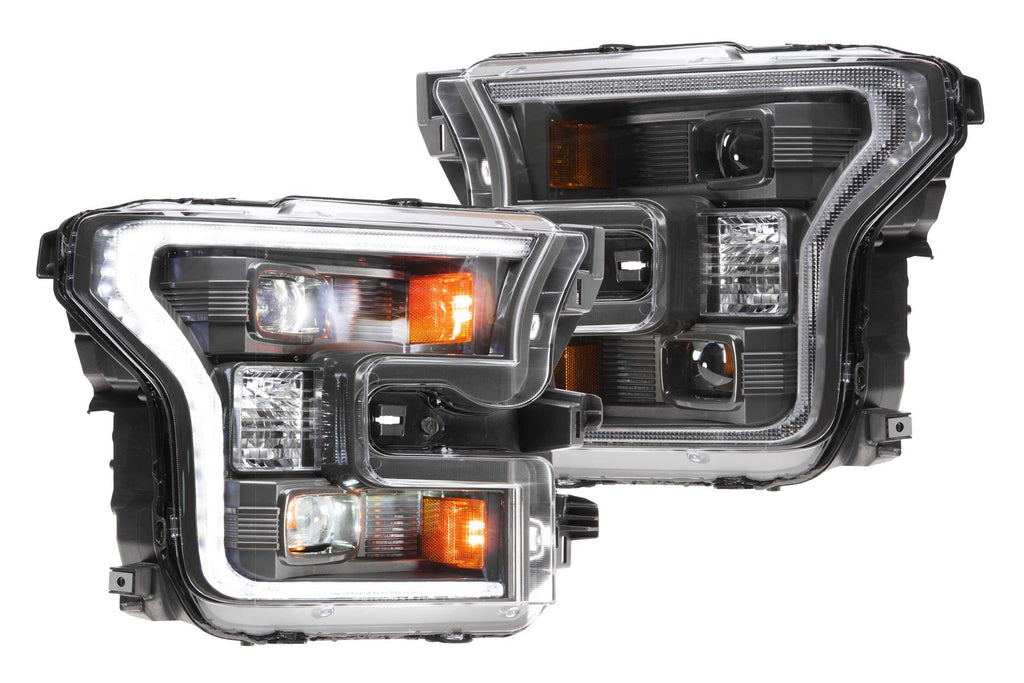 XB Hybrid LED Heads: Ford F150 (15-17) (Set / Smoked)